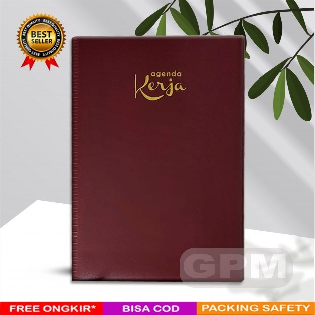 

Buku Agenda Kerja Hard Cover Kalf Elegan & Ekslusif 15 x 21 cm BRG BARU