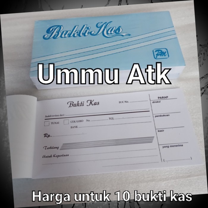 

buku bukti kas harga untuk 10 buku JUAL