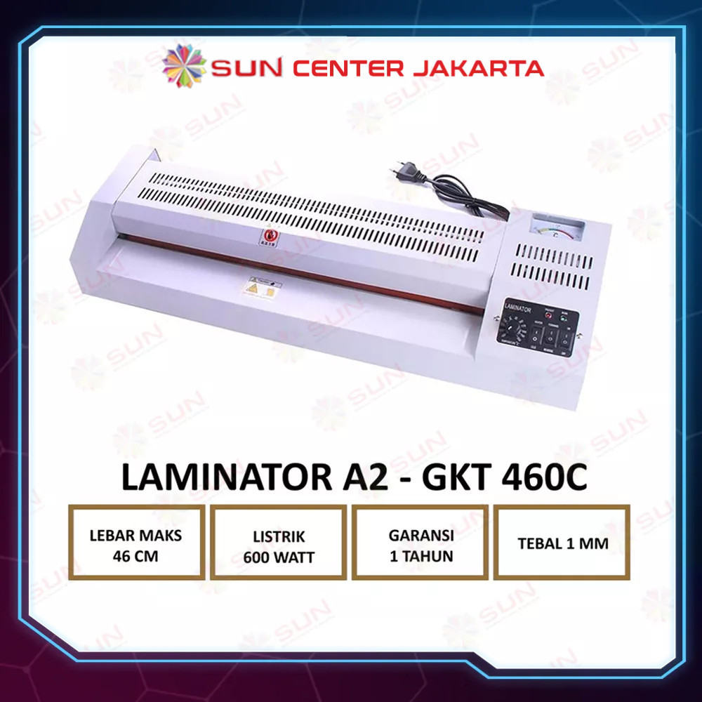 

MESIN LAMINATING A2 46 CM LAMINATOR GKT 460C