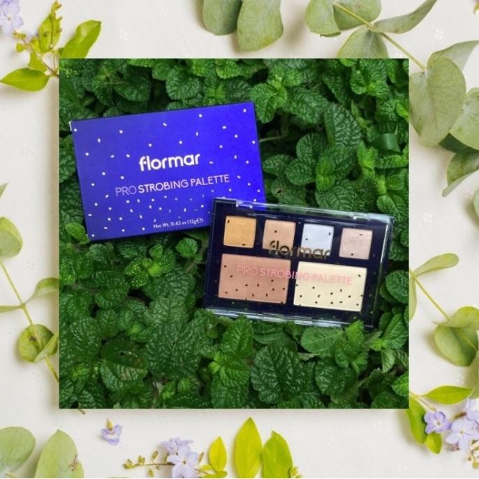 Brun Flormar Pro Strobing Palette Eyeshadow Highlighter Halal