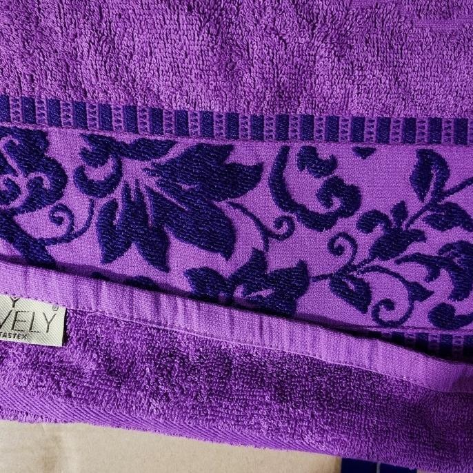 HANDUK LOVELY TERY / HANDUK MANDI UKURAN 72 X 142, TEBAL, KATUN, BAGUS