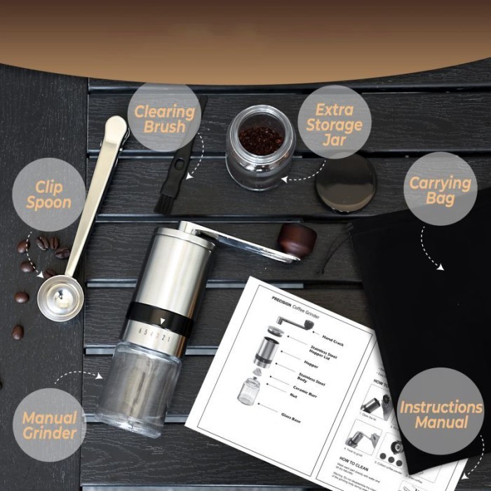 Grinder Kopi Manual Coffee Grinder Manual Hand Grinder Kopi