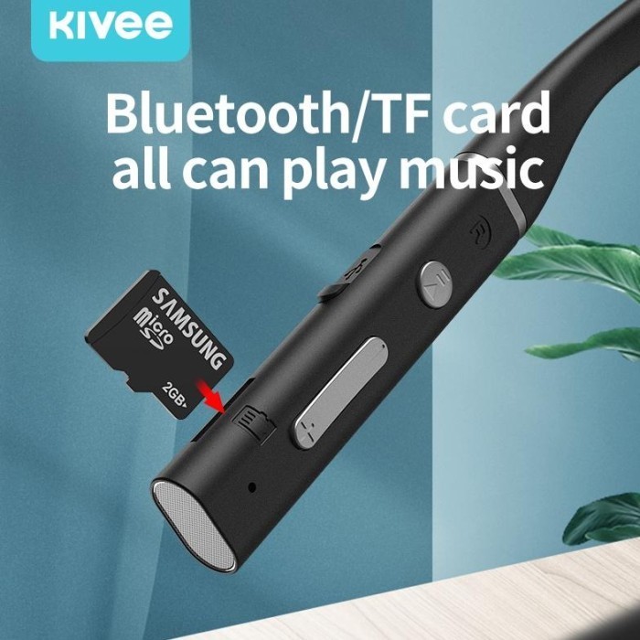 Kivee Headset Bluetooth Sports Halter Sweat Resistant Headphones