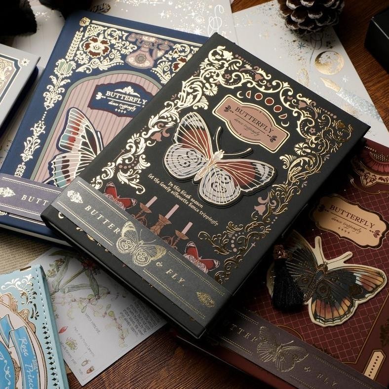 

BUKU NOTEBOOK DIARY BUTTERFLY THE GHOTIC SERIES / BUKU DIARY JURNAL AGENDA BUKU TULIS - 0791 VIRAL
