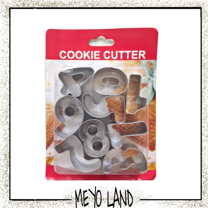 

WN636 Cetakan ANGKA STAINLESS Cookie Cutter Kue Kering Number TEBAL Nomor TERMURAH