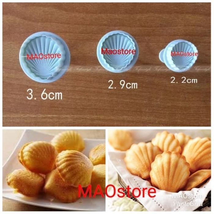 

GM708 CETAKAN PLUNGER MOLD FONDANT NASTAR KUE KERING KERANG SHELL CUCI GUDANG