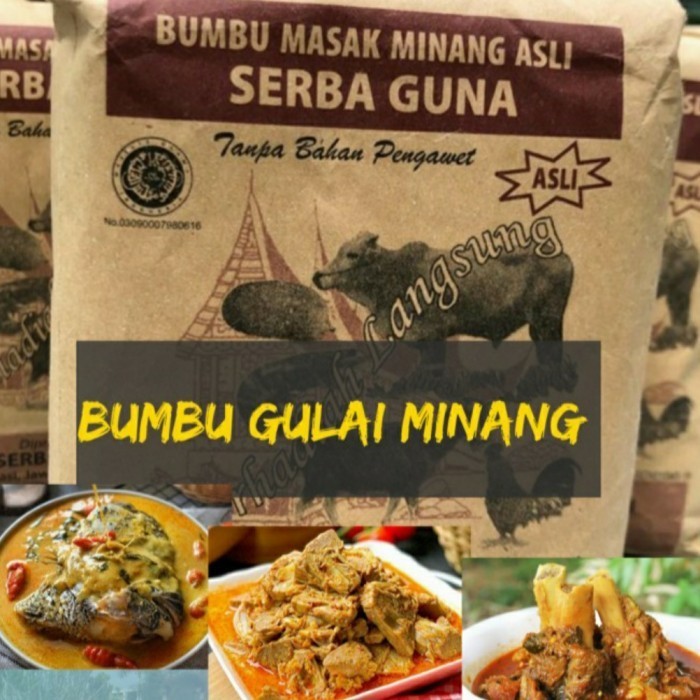 

OZ376 Bumbu masak minang serba guna / Bumbu Minang 250Gram CUCI GUDANG