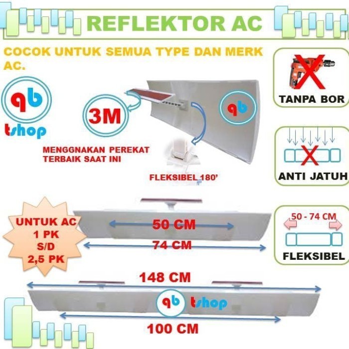 BARU TALANG ANGIN AC/REFLEKTOR AC/TALANG AC/AC/ AC DAIKIN