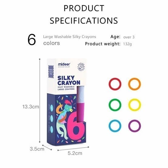 

Mideer Silky Crayoncolors Drawing Painting Watercolor Art Marker Pens -Anza Wahda