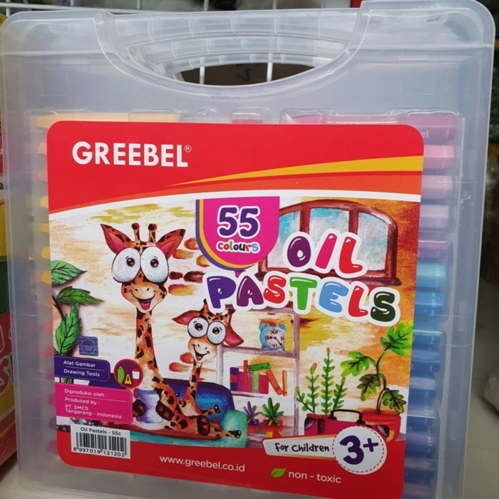 

Crayon Greebel 55 Warna -Anza Wahda