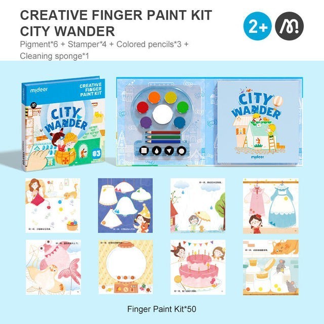 

Mideer Creative Kit Finger Paint -Anza Wahda