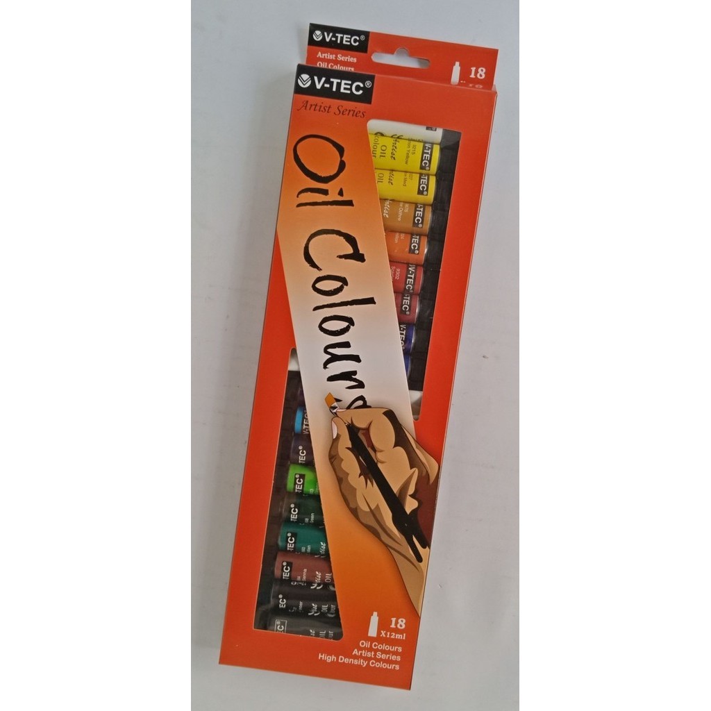 

Cat Minyak Vtec 18 Warna (12 Ml) -Anza Wahda