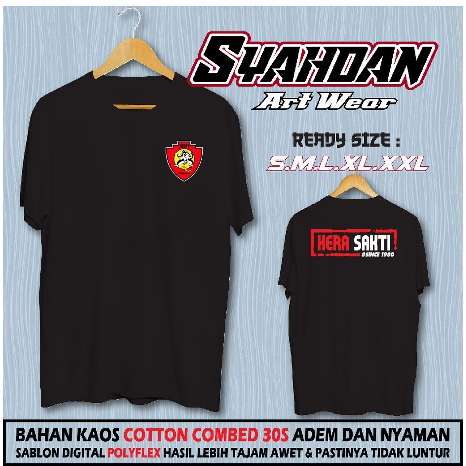 KAOS LOGO IKS.PI KERA SAKTI # SINCE 1980 // KAOS PENCAK SILAT INDONESIA // KAOS DISTRO KERA SAKTI //