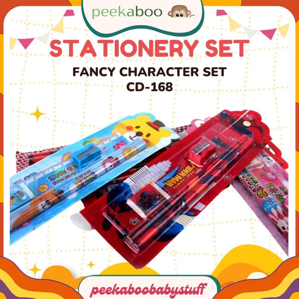 

Flash Sale Paket Alat Tulis Anak Fancy Character Stationery Set Cd-168 / Pensil Set Alat Tulis Sekolah Karakter Lucu Jaminan Mutu