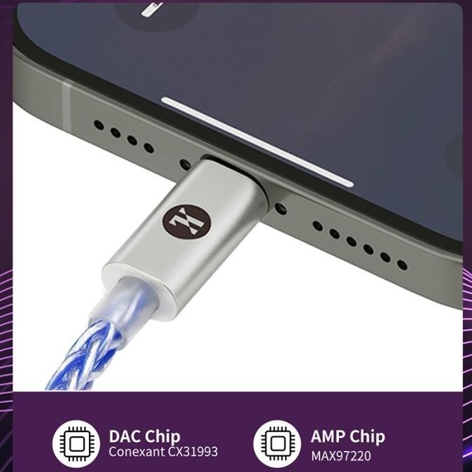 TERBARU JCALLY JM6 PROL JM6 PRO L CX31993 DAC LIGHTNING TO 3.5MM ADAPTER 
