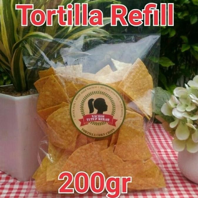 

READY STOCK TORTILLA CHIPS NACHOS TUTUP MERAH CEMILAN SEHAT !!!!!