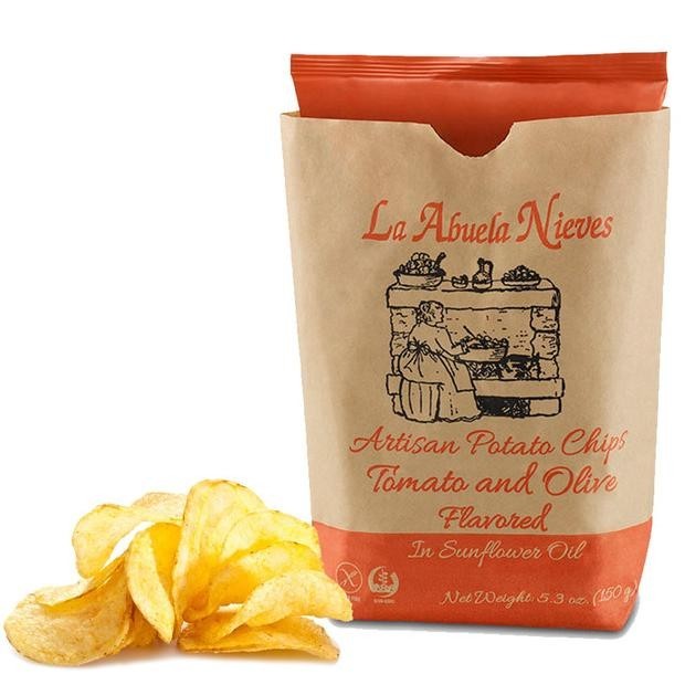 

READY STOCK KERIPIK KENTANG LA ABUELA TOMATO AND OLIVE FLAVORED 150G !!!!!