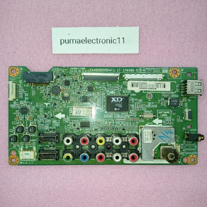 MAINBOARD TV LED LG32LB550A - LG 32LB550A MB MODUL MESIN TV