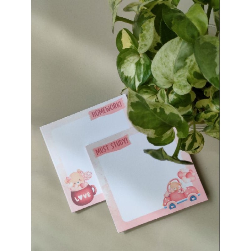 

Memopad Handmade Seri 5 Untuk Menulis Study Planner & Mencatat PR Sekolah