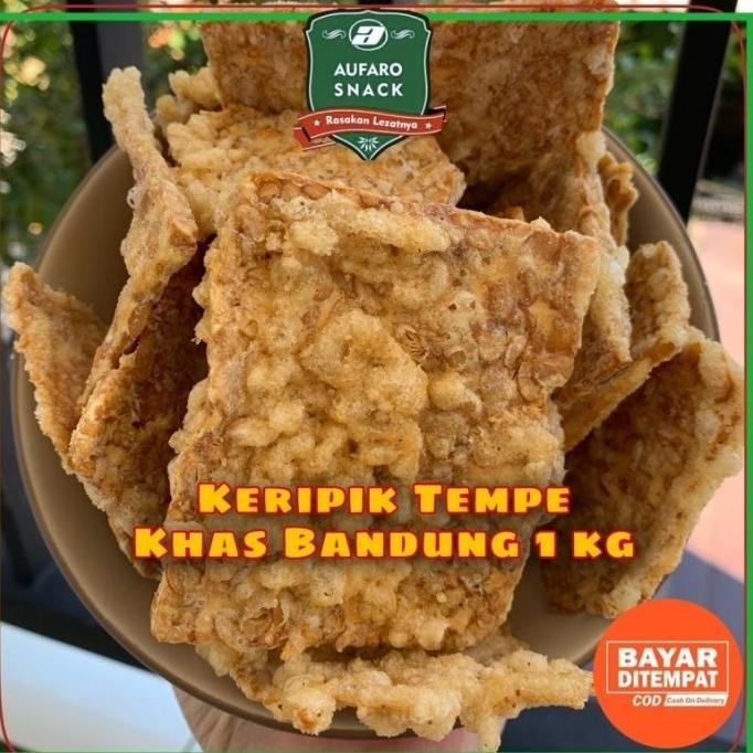 

READY STOCK STOCK BANYAK 1 KG KERIPIK TEMPE KHAS BANDUNG KILOAN PEDAS RENYAH !!!!!