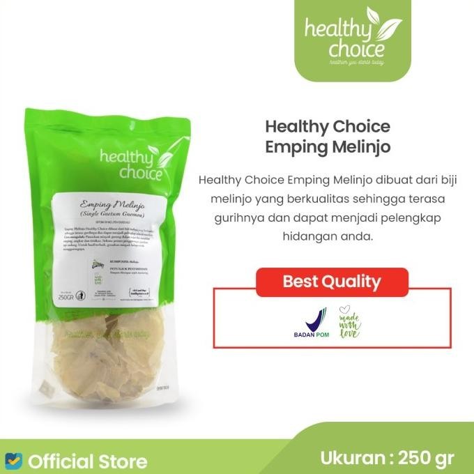 

NEW PRODUK HEALTHY CHOICE EMPING MELINJO 250GR !!!!!