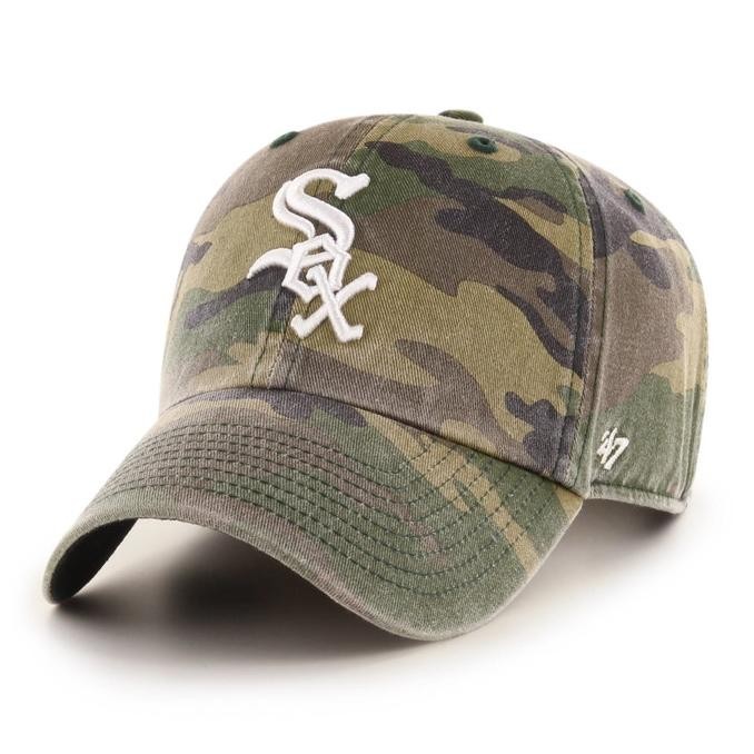 NEW PRODUK TOPI ORIGINAL 47 BRAND CLEAN UP CHICAGO WHITE SOX CAMO 