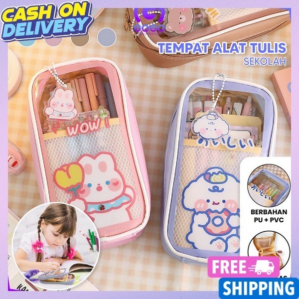 

Tempat Pensil Aesthetic Pencil Case Cewek Cowok Aesthatic Dosgrip Untuk Sekolah Disgrib Anak Laki Perempuan Disgrip Murah Korea Estetik Dusgrip Korean Style Viral Pouch Wadah Pengsil Lucu Tempat Pensil Anak Import Lucu T Gogo-A61 Tempat Pensil Anak Transp
