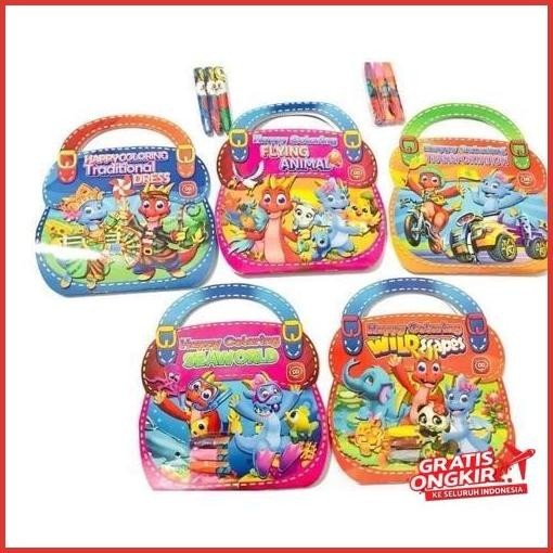 

Get New Buku Mewarnai Tas Funcy Free Tiga Crayon Jaminan Original