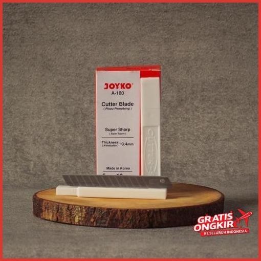 

Termurah Cutter Blade Refill Isi Pisau Pemotong Joyko A-100 1 Tube 5 Pcs Jaminan Original
