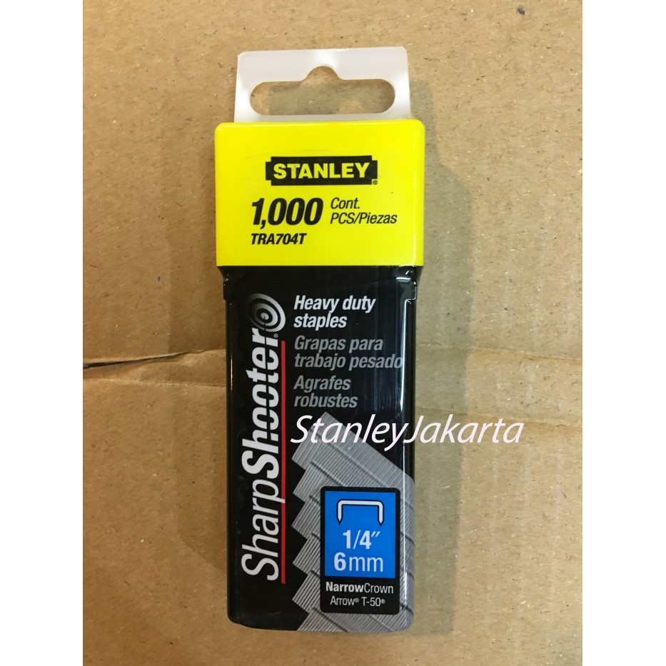 

Promo Stanley 1/4" Sharpshooter Staple / Isi Staple / Tra704T Premium
