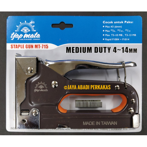 

Terbatas Stapler Gun Stationary Mt-715 Medium Duty Tjap Mata Diskon