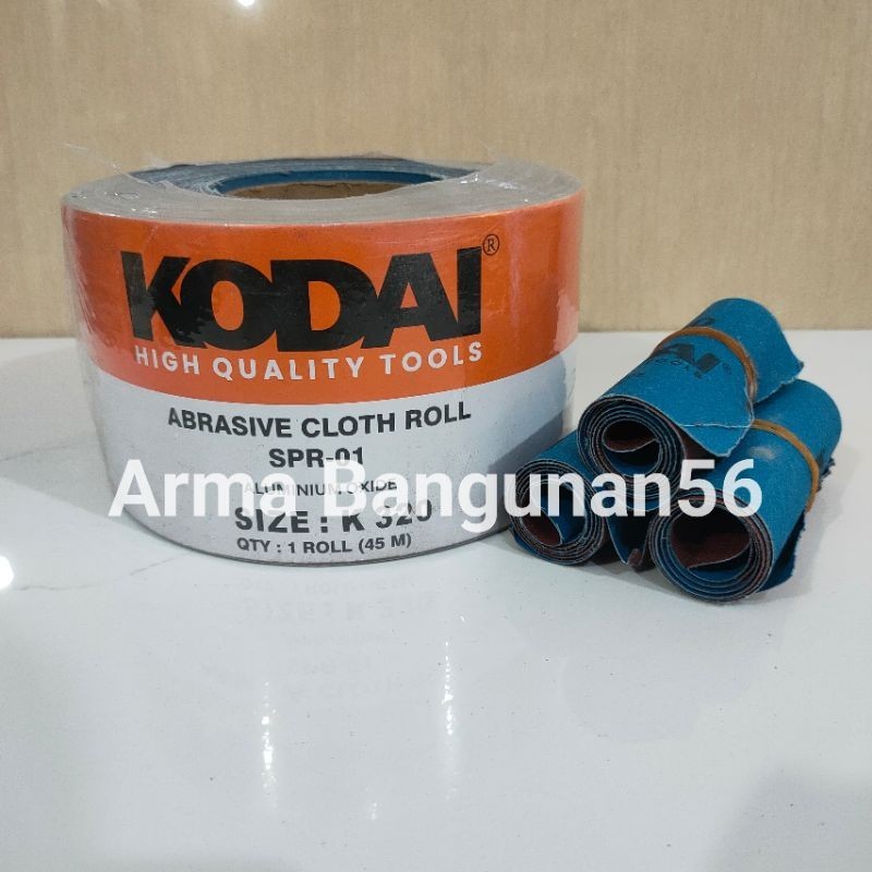 Amplas Meteran Grade 80-400 / Amplas Roll Halus & Kasar / Amplas Serbaguna