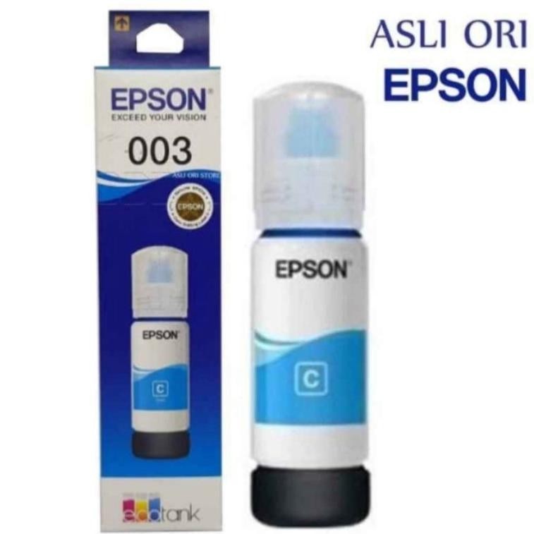 EPSON TINTA 003 ORIGINAL UNTUK PRINTER  L1110 L3100 L3101 L3110 L3150 TERBARU