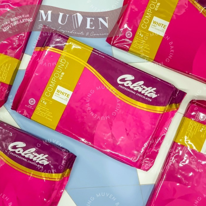 

Ready COKLAT BATANG COLATTA PUTIH 1 Kg / CHOCOLATE WHITE COMPOUND