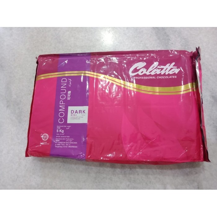 

Ready Colatta Dark Compound 5 KG Coklat Hitam Compound Chocolate Collata
