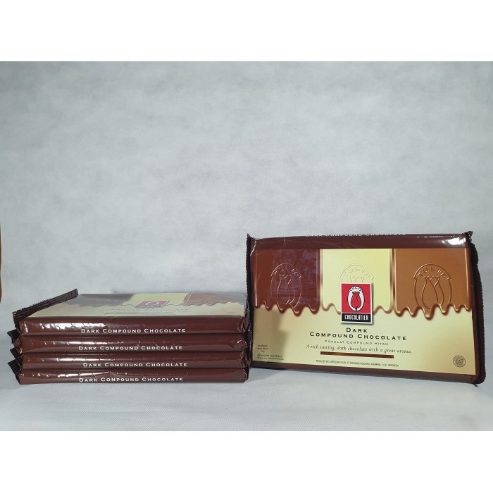 

Ready TULIP Dark Chocolate Compound - Coklat Dark Compound 1 kg
