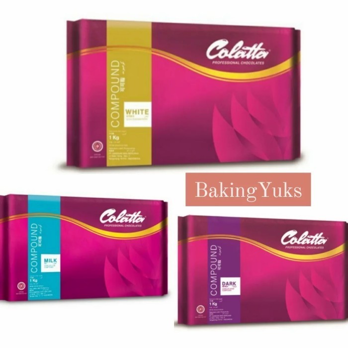 

Ready COKLAT COLATTA 1KG - WHITE/DARK/MILK