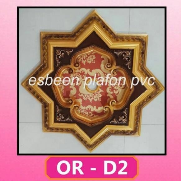 Ornamen Plafon Pvc Ornament Lampu Plavon Pvc