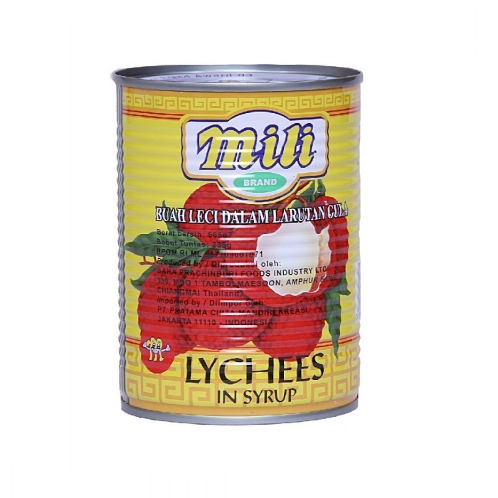 

Ready MILI LYCHEES IN SYRUP 565GR