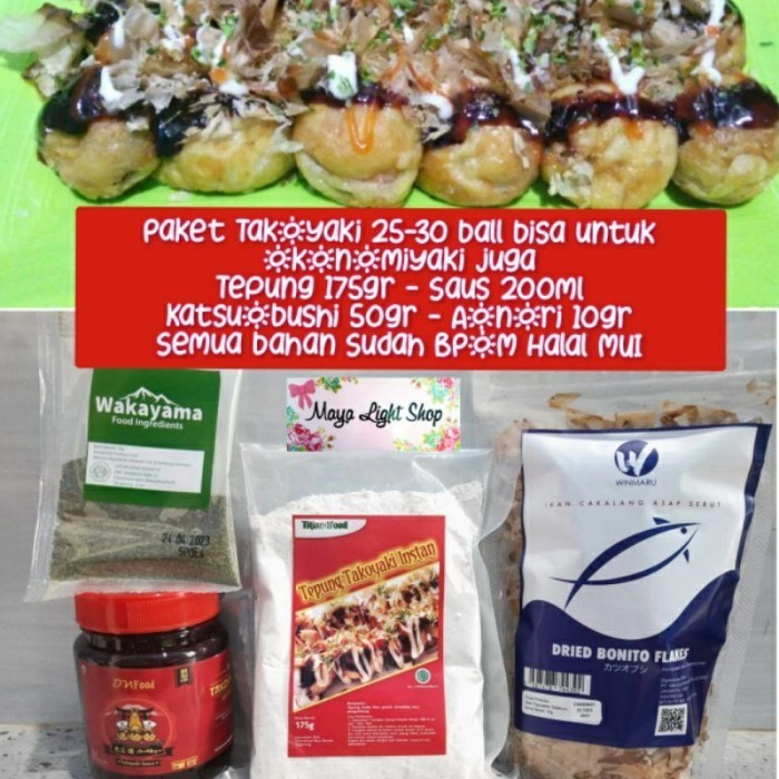 

Ready Paket Bahan Takoyaki Mini Murah halal