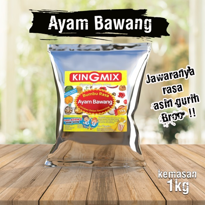

Ready Bumbu Tabur Rasa Ayam Bawang KING MIX 1 KG