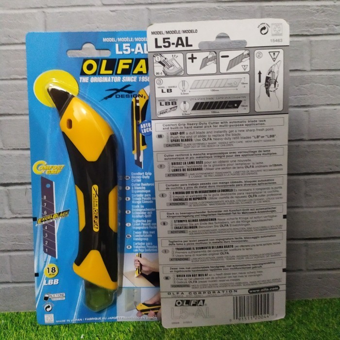 

Pisau Cutter 18 Mm L5-Al Olfa Heavy Duty Cutter
