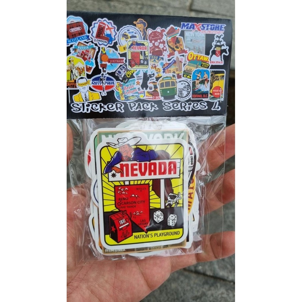 

sticker bom / sticker skateboard / travel sticker