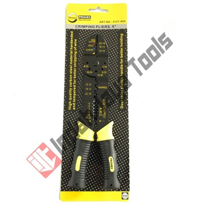 JUAL Tang Crimping PROHEX ART 4121-004 Skun Kupas Kabel
