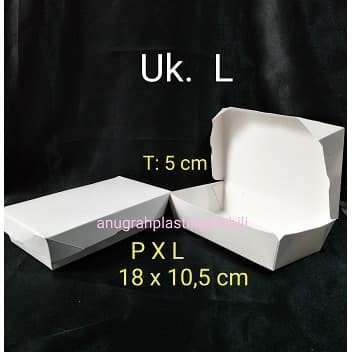Sintias Lunch Box uk. L Paper lunch box uk. L