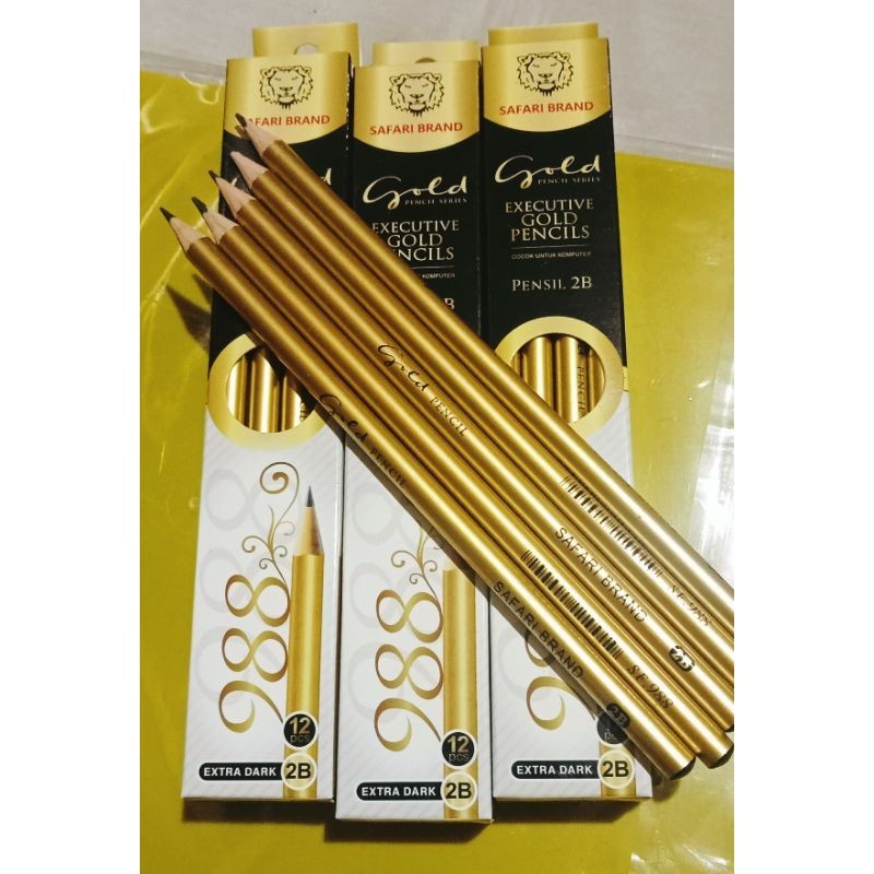 

Pensil Safari Gold 988 isi 12 biji