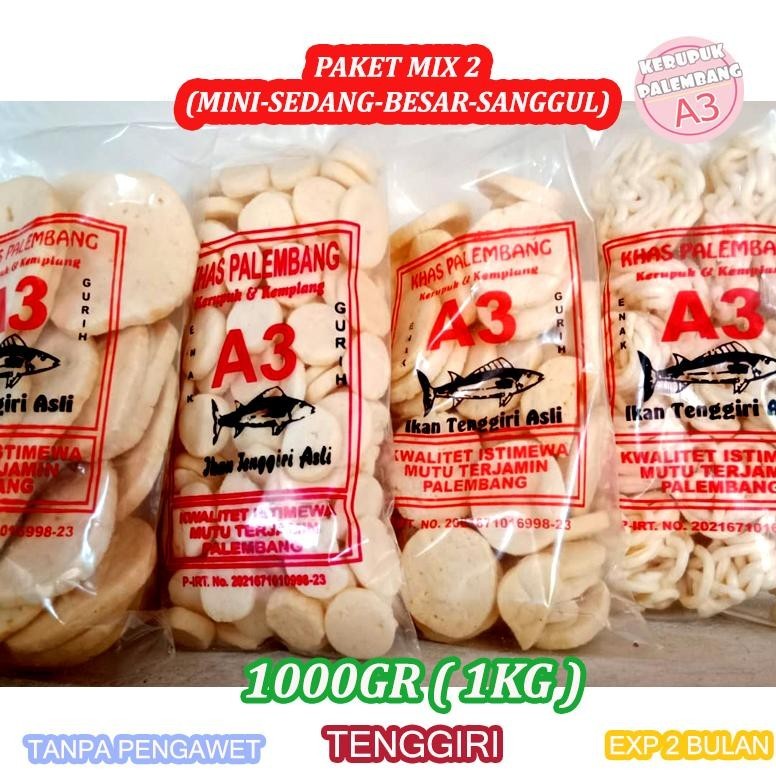 

Paket Mix 2 - Kemplang Mini Kancing Peser Sanggul 1 Kg