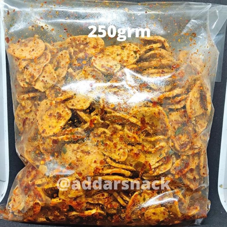 

Keripik Basreng Bumbu Basah Daun Jeruk Halal Netto 250Grm