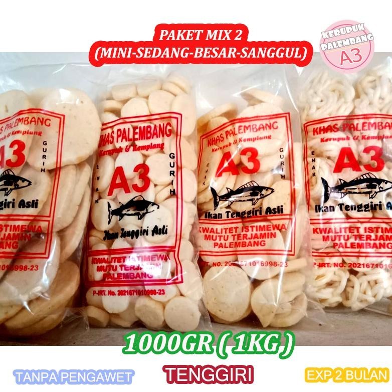

Paket Mix 2 - Kemplang Mini Kancing Peser Sanggul 1 Kg
