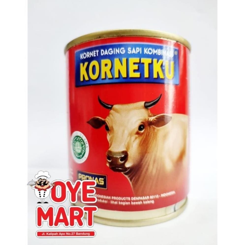

Kornetku Corned Beef 340Gr /Kornet Daging Sapi